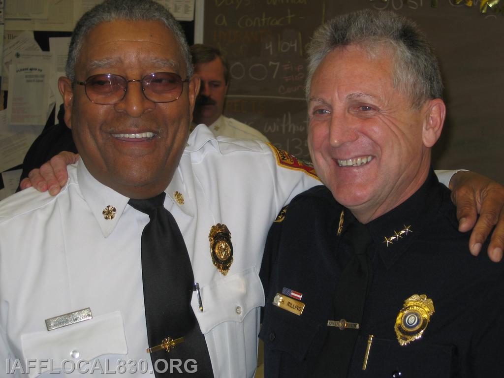 Chief Sandy Anderson & Chief Harry Rilling