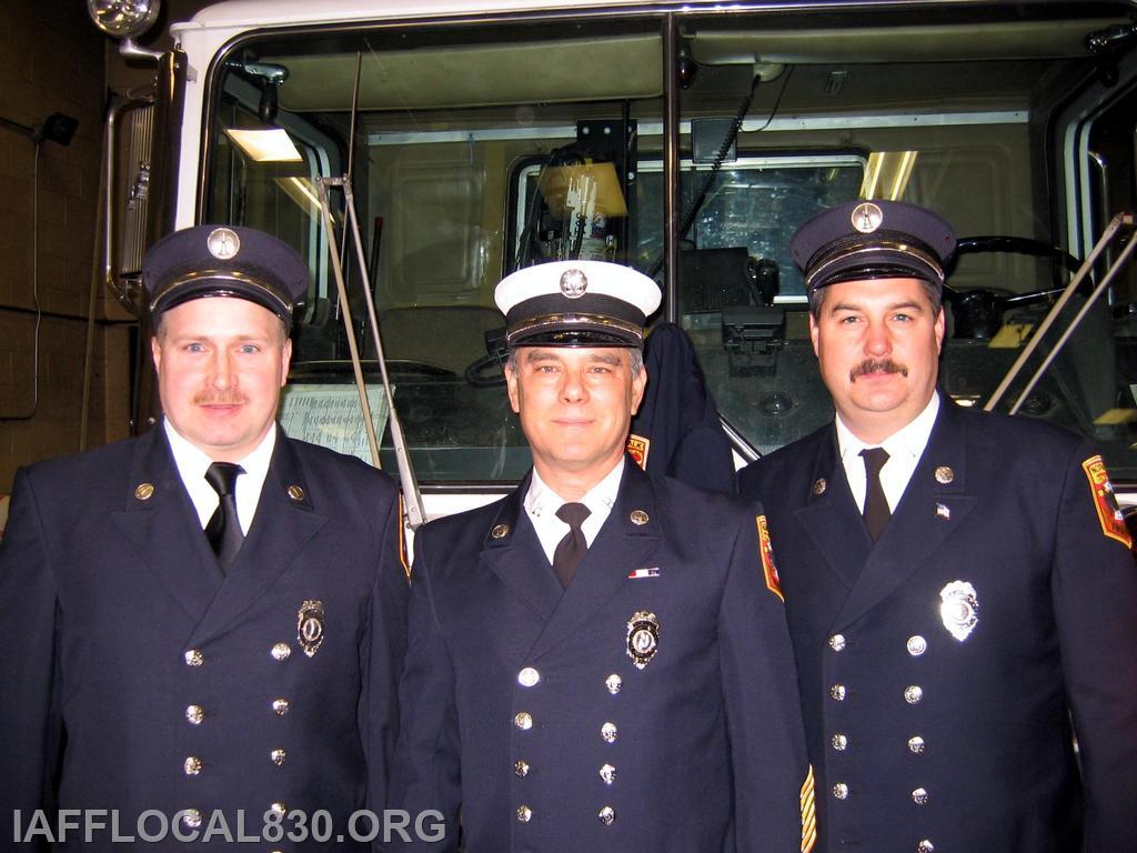 LT Monahan, Capt Auerbach, & LT Hines