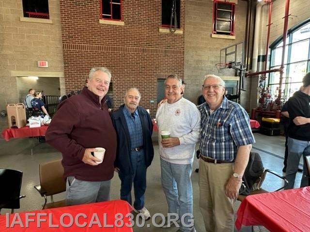 5/8/2023 Retiree Breakfast
Bill Perkins, Tony Signore, Ken Bovi, Brian Balding