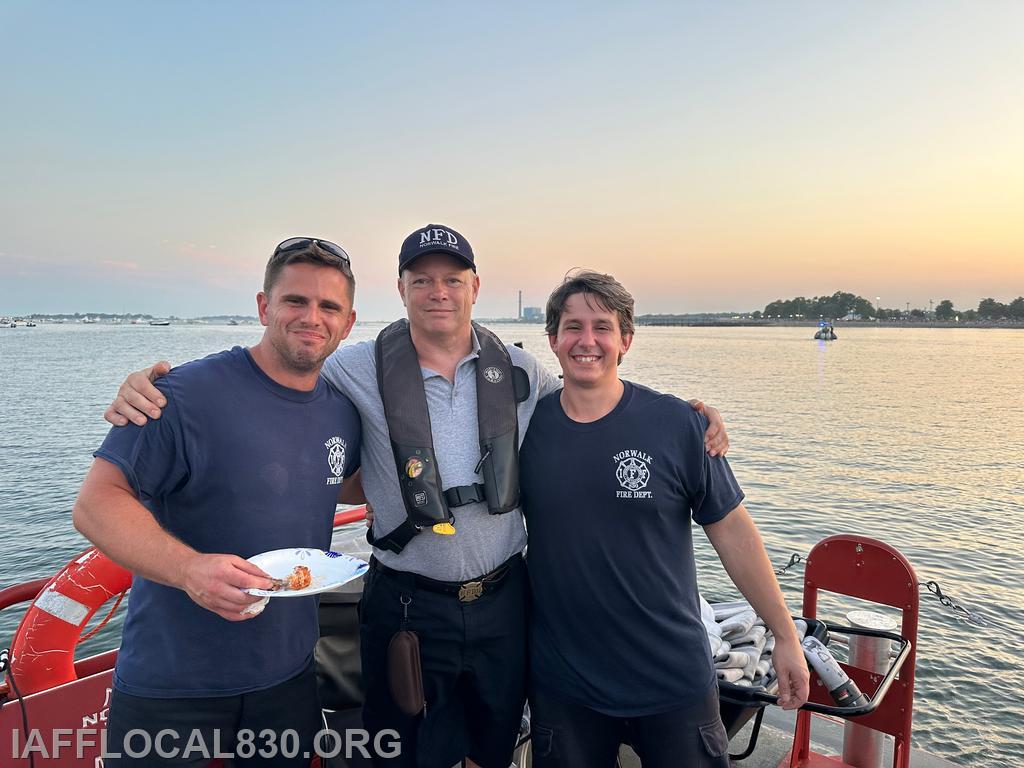 7/5/2023 Norwalk's Fireworks 
Dave Dustin, Scott Rywolt, Dean Miraliotis