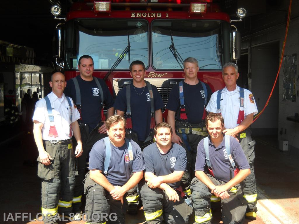 Platoon 3 6/27/2011 
LT Matera, FF Mastroianni, FF David Dustin, FF Rywolt, Capt. Auerbach
Kneeling: FF Mercurio, FF Giancaspro, FF Lyons