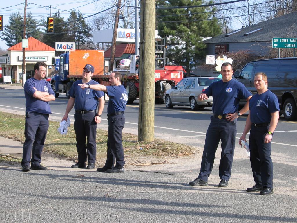 3/15/2004 FF Ralph Hazzard, FF Chris Riccio, FF Paul Burton, FF Mark Chimento, FF Mike Fratello