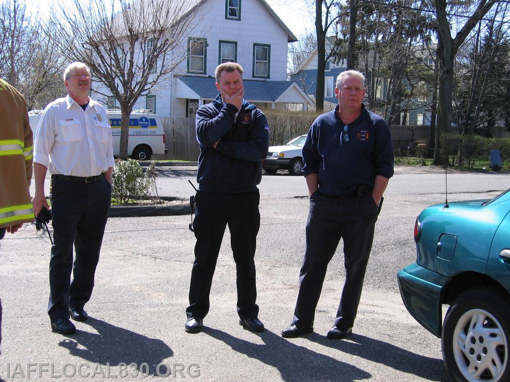 DC Kenneth Ehlers, Capt Bill Perkins, & FF Jamie Gorman 4/16/2004