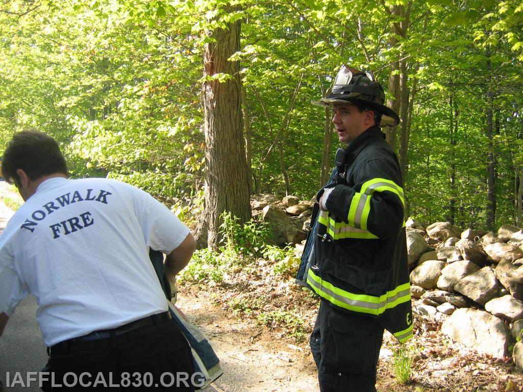 LT McCabe and LT Papadopoulos transferring Command at an MVA 2005.