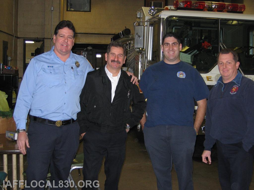 Chuck Corbo, Capt Bill Stenger, Pete Brown, Marty O'Marra